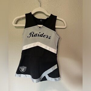 24M NFL Team Apparel Toddler Las Vegas Raiders Cheer Dress